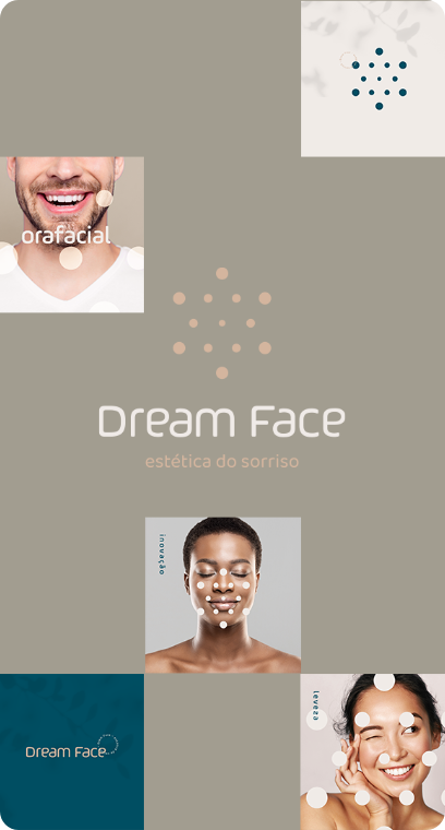 Criação de Identidade Visual - Agência Chairô - Case DREAM FACE